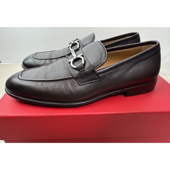 FERRAGAMO $995 Men\'s Foster Leather Loafers Size: 8.5 main image 6